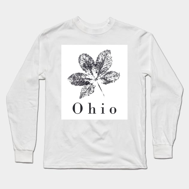 Ohio Buckeye Long Sleeve T-Shirt by ellie419zap